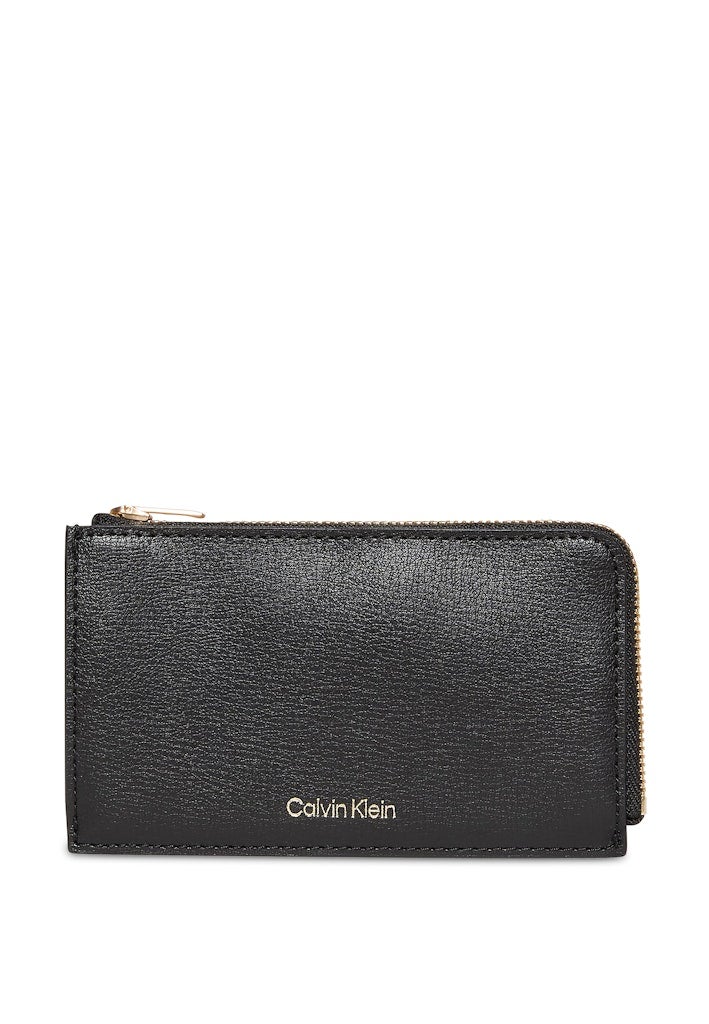 CALVIN KLEIN Logo Top Zip Cardcase - Image 1