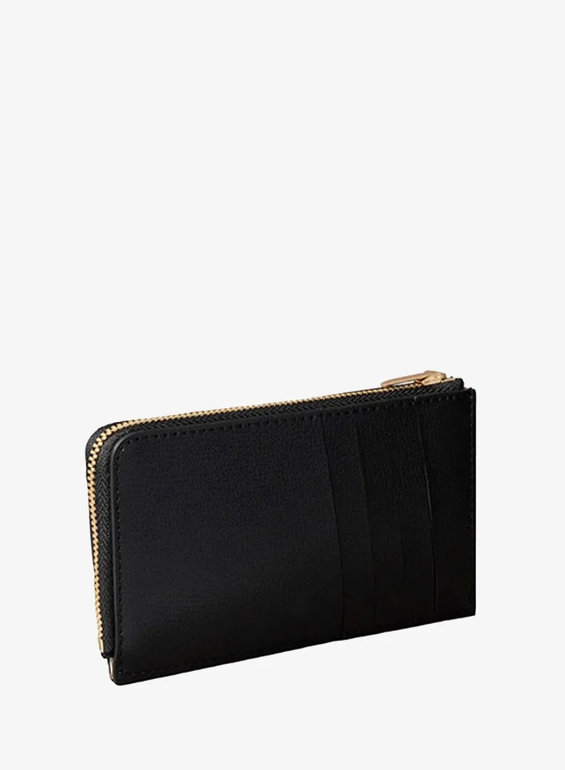 CALVIN KLEIN Logo Top Zip Card Holder