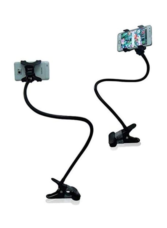 NIBEMINENT Bed Stand For Apple iPhone 4/4S/5/5S/6 Black  - Image 4