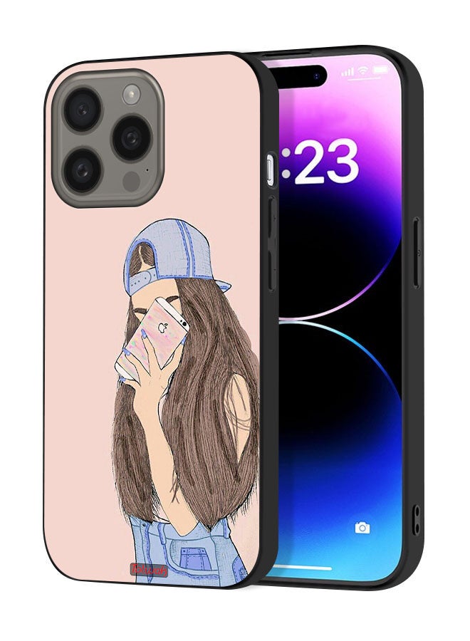 Tolwak Apple iPhone 15 Pro Max Protective Case Cover Making Selfies - Image 1
