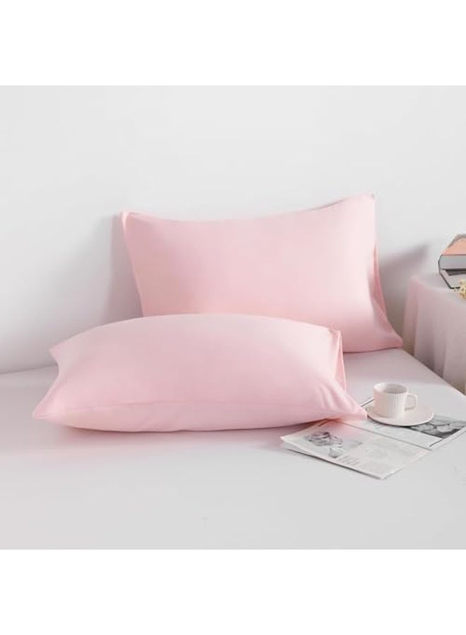 Signoola Basics Lightweight Super Soft Easy Care Microfiber Envelope Pillow cases, Pack of 2 pcs, 50 x 70 cm,Kashmir color, Pillows Not Included. - Image 3