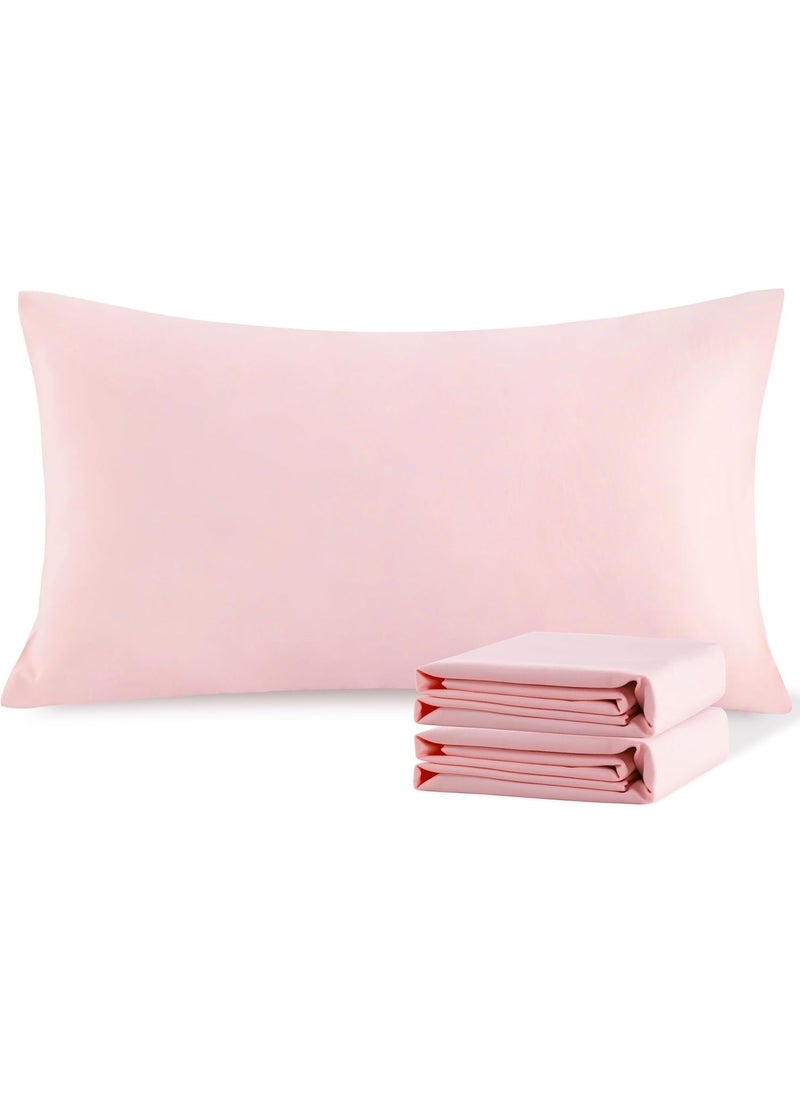 Signoola Basics Lightweight Super Soft Easy Care Microfiber Envelope Pillow cases, Pack of 2 pcs, 50 x 70 cm,Kashmir color, Pillows Not Included. - Image 1