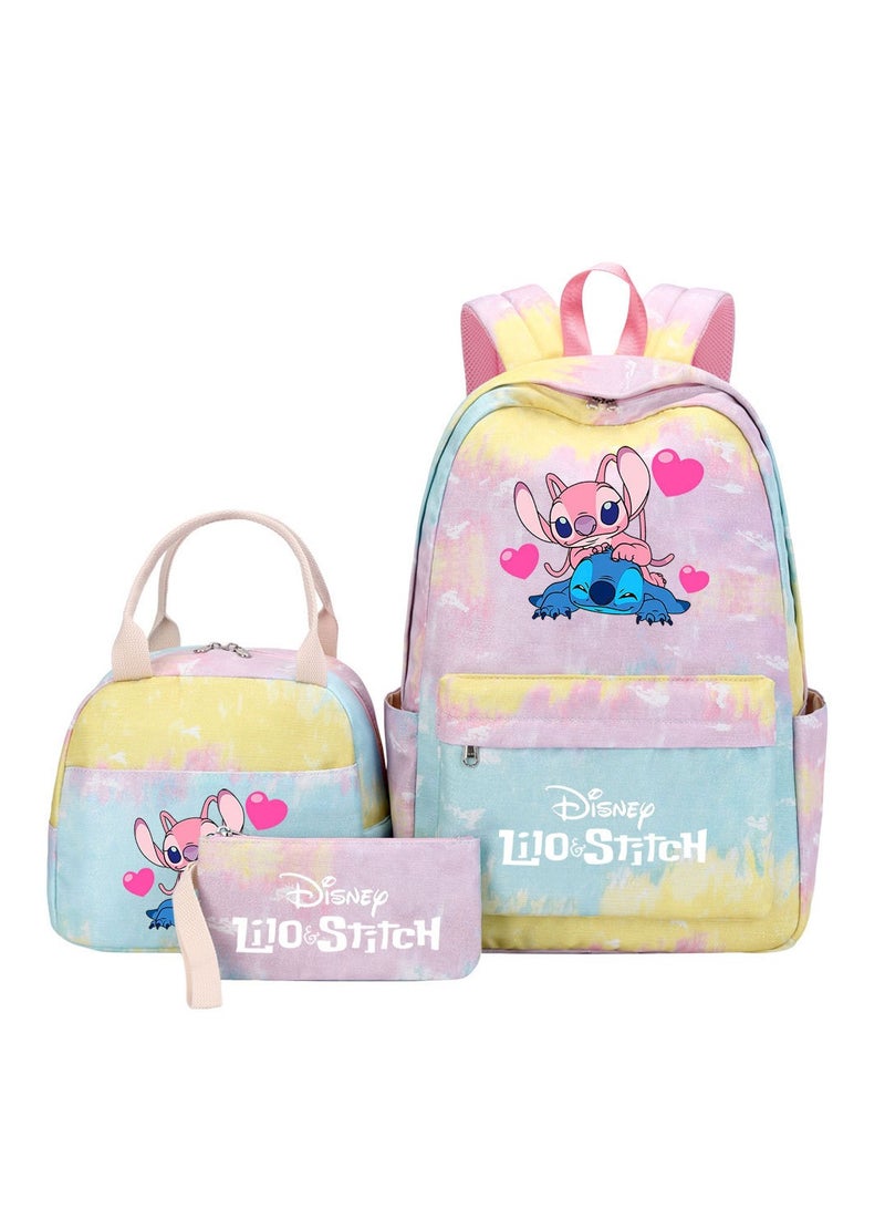 ستيتش حقيبة ظهر مطبوعة من ثلاث قطع