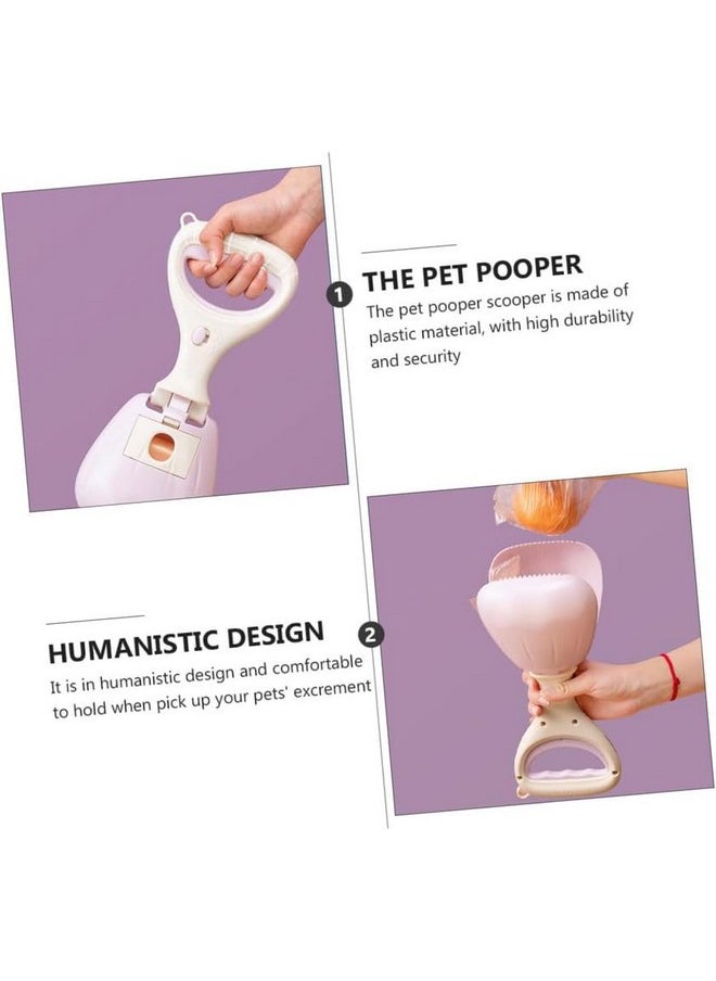 PET Pet Toilet Cleaning Tool Portable Poop Scooping Heavy Vacuum Cleaner Puppy Poop Scooping Dog Waste Pick Up Dog Cat Sand Pick Up Cleaning Pick Up Tool Pet Poop Cat Poop  - Image 5