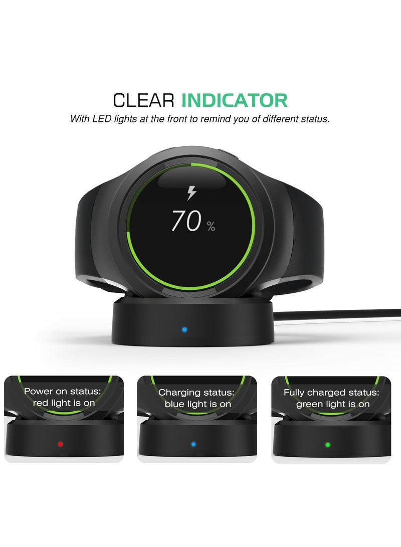 ELTRAZONE Wireless Charger Dock For Samsung Gear S3 Classic Black - Image 5