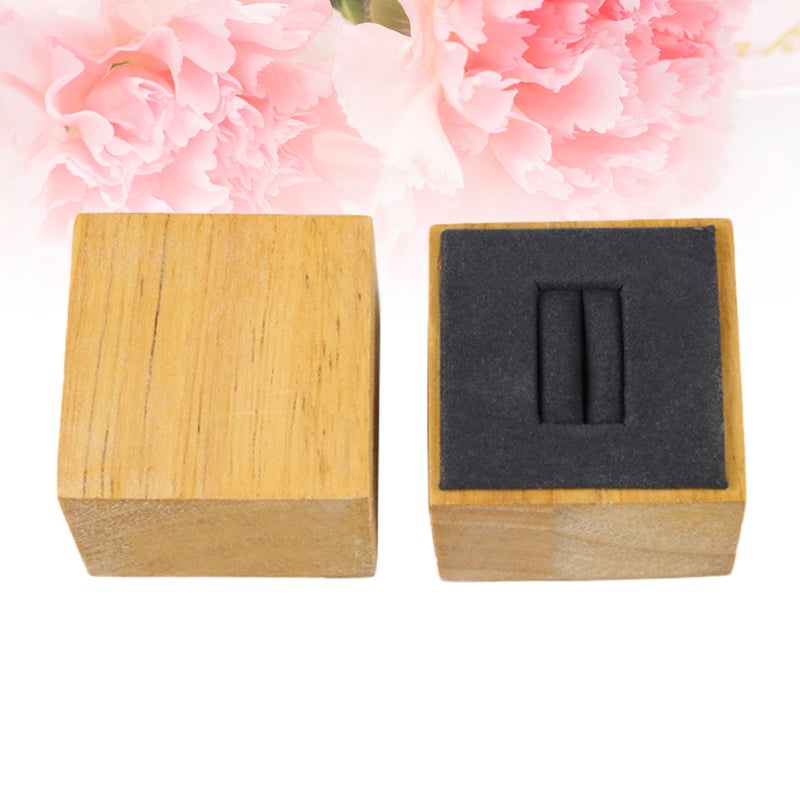 1PC Wood Display Stand Organizer Storage Rack Holder (Dark Grey) - Image 3