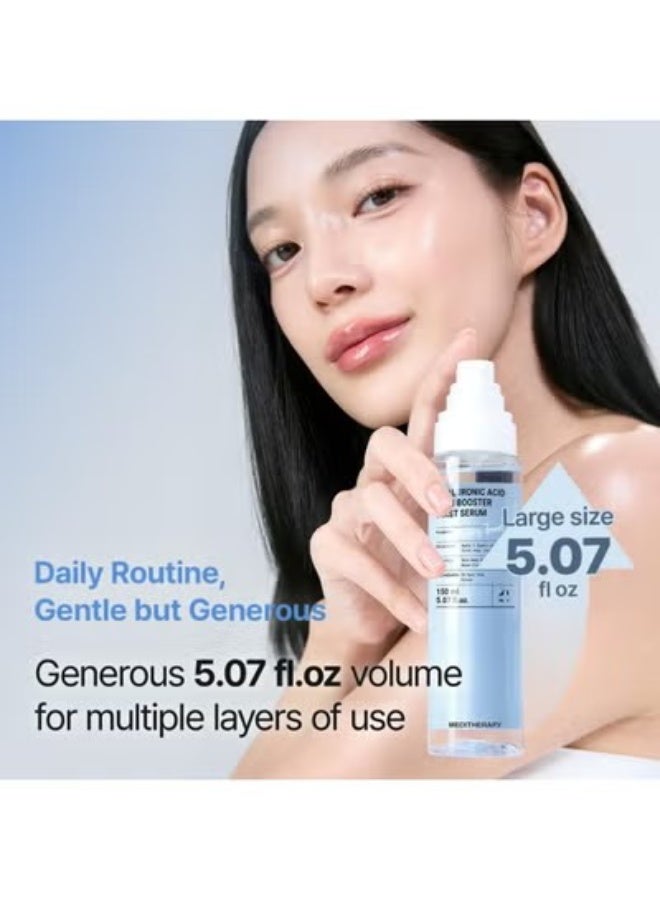 MEDITHERAPY Hyaluronic Acid Serum XXL 150ml (5.07 fl.oz.) – Ultra Hydrating 333Serum for Glowing Skin, Face Moisturizer, Non-Sticky, Anti-Aging & Wrinkle Care, Korean Skin Care - Image 4