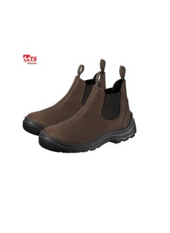 TS Safety Shoes, ALR-7159, Dingo, Nubuck Leather, Brown  - Image 1