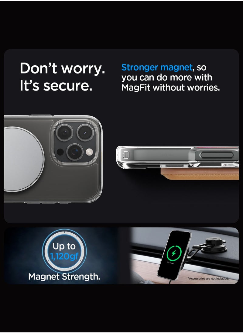 Spigen Ultra Hybrid S MagFit iPhone 16 Pro MAX Case Cover MagSafe with Kickstand - Graphite  - Image 5