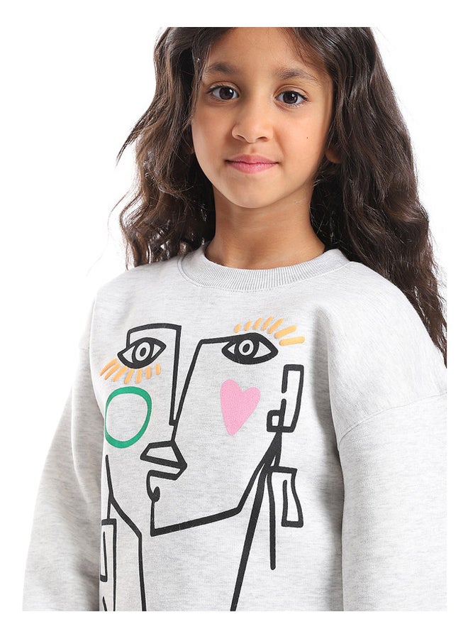 DIADORA Printed Sweatshirt for Girls - Image 4
