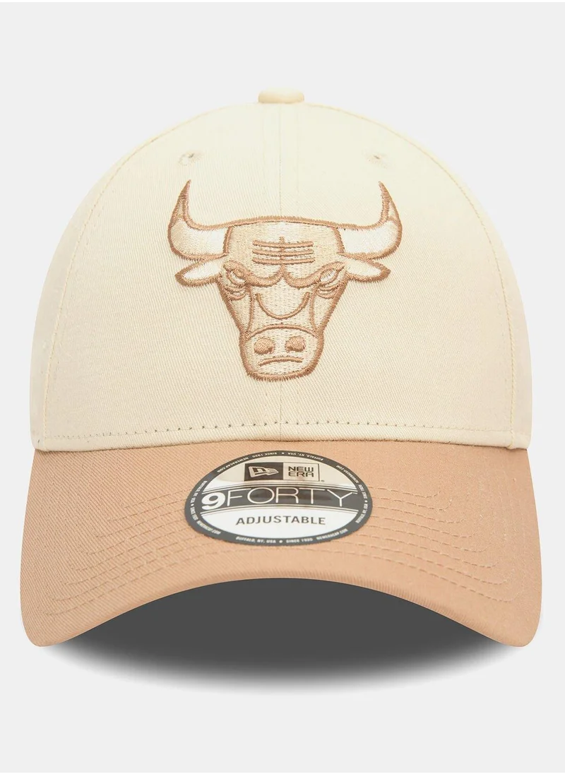 نيو ايرا Men's NBA Chicago Bulls Colourblock 9FORTY Cap