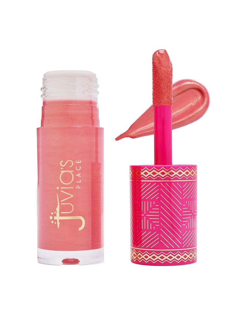 Juvia's Place - Juvias Place Blushed Liquid BlushLighter Soft Tulip Glow  Liquid Blush for Cheeks with Luminous Glow LongWearing Buildable  HighlyPigmented Makeup Blush Easy to Blend Liquid Blush - Image 1