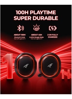 Picun Wireless Gaming Headset, 7.1 Surround Sound,2.4GHz USB Gaming Headphones Bluetooth ENC Noise Canceling Mic, Bluetooth Headset for PC PS5 PS4 Mac Switch  - Image 3