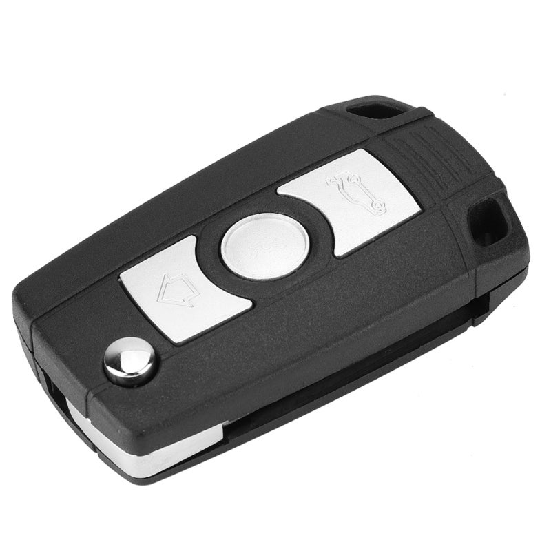 Car Remote Key: 3-Button ABS Plastic Flip Key Fob Case With Uncut Blade - Durable Replacement Key Shell for Smart Key Protection & Everyday Use - Image 5