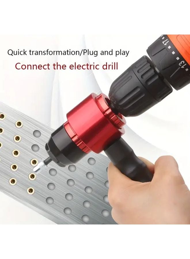 Quick Rivet Adapter 1 4 Hex with Ergonomic Handle for M3 M4 M5 M6 M8 Nuts - Image 5