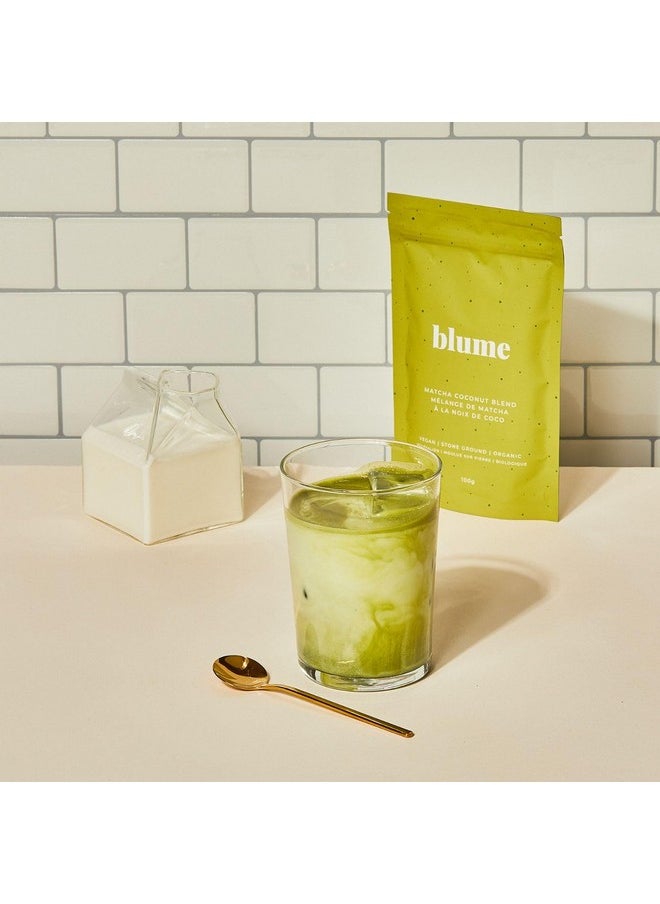 Blume - Blume Superfoods Latte Organic Matcha Green Tea Powder with Coconut, L-Theanine and Natural Caffeine for Energy & Focus - Matcha from Shizuoka Japan - 30 Servings - Image 1