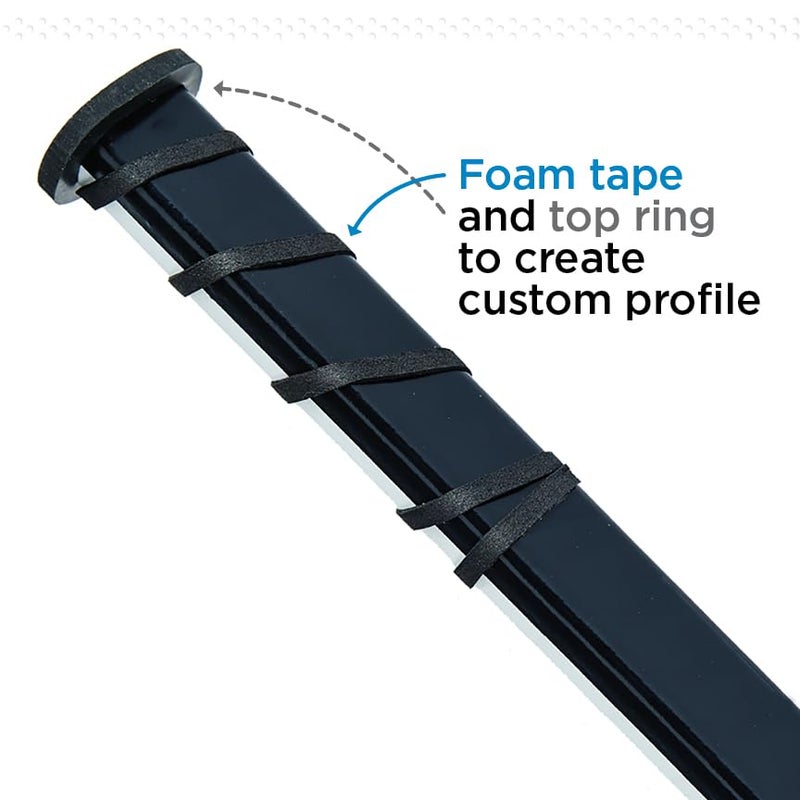 SNIPER SKIN Hockey Grip, Fits Adult and Kids Sticks, Easy Install, Durable, Better Than Hockey Tape, Ideal Team Swag, Clean Non-tack - White - Image 4