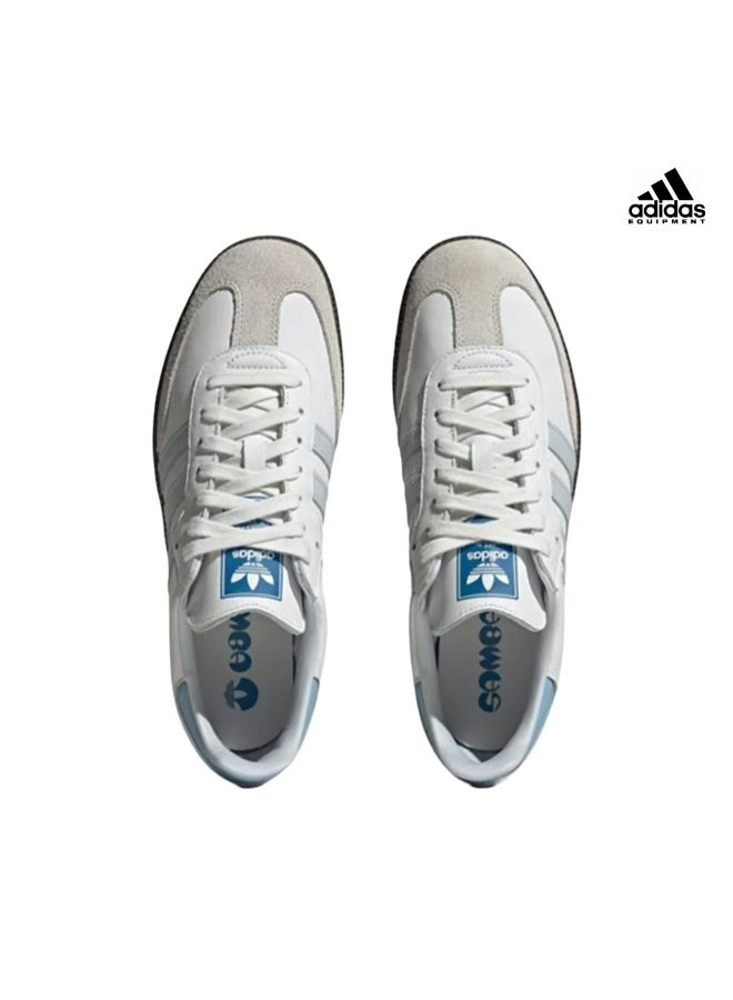 Adidas Samba OG Outdoor Cycling Sneakers White/Blue - Image 4