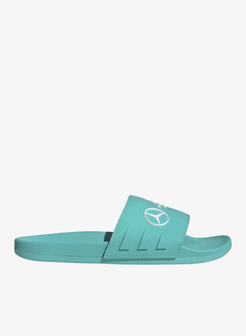 Adidas SEMIRU/FTWWHT/SEMIRU Adilette Comfort Mercedes Amg Petronas Formula One Team Slides  | Best Price UAE