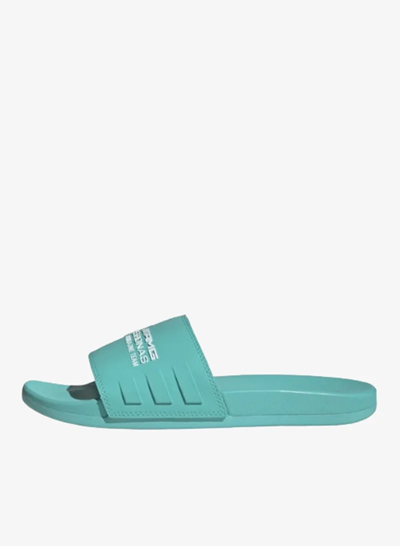 Adidas SEMIRU/FTWWHT/SEMIRU Adilette Comfort Mercedes Amg Petronas Formula One Team Slides  | Best Price UAE