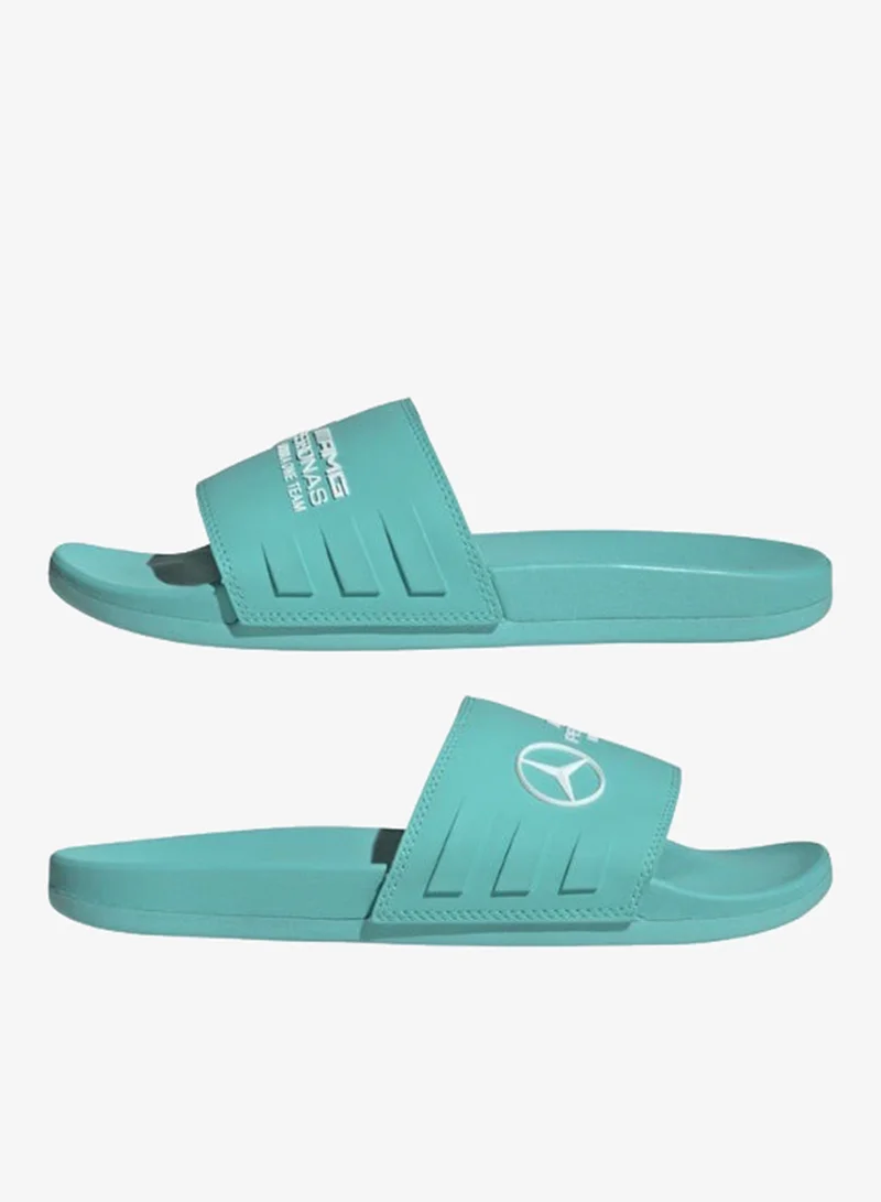 Adidas SEMIRU/FTWWHT/SEMIRU Adilette Comfort Mercedes Amg Petronas Formula One Team Slides  | Best Price UAE