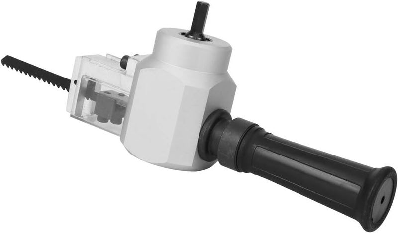 Double Head Metal Cutter Sheet Nibbler Drill Attachment, Wireless Electric Wood Saw with Wrench for Thin Metal Stainless Steel Aluminum Iron Sheet and Plywood Cutting - Image 3
