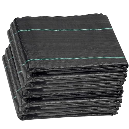 Singhal Premium Weed Mat for Agriculture and Gardening 1x10 Mtr, Weed Block Gardening Mat, Landscape Fabric, Durable Outdoor 3.28 x 32.81 Feet 110 GSM - Image 1