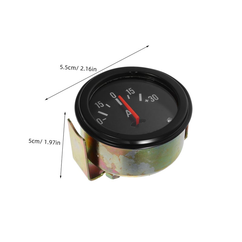 Analog Ammeter For Cars Trucks Tractors Durable Metal Construction Easy Read Display - Image 3