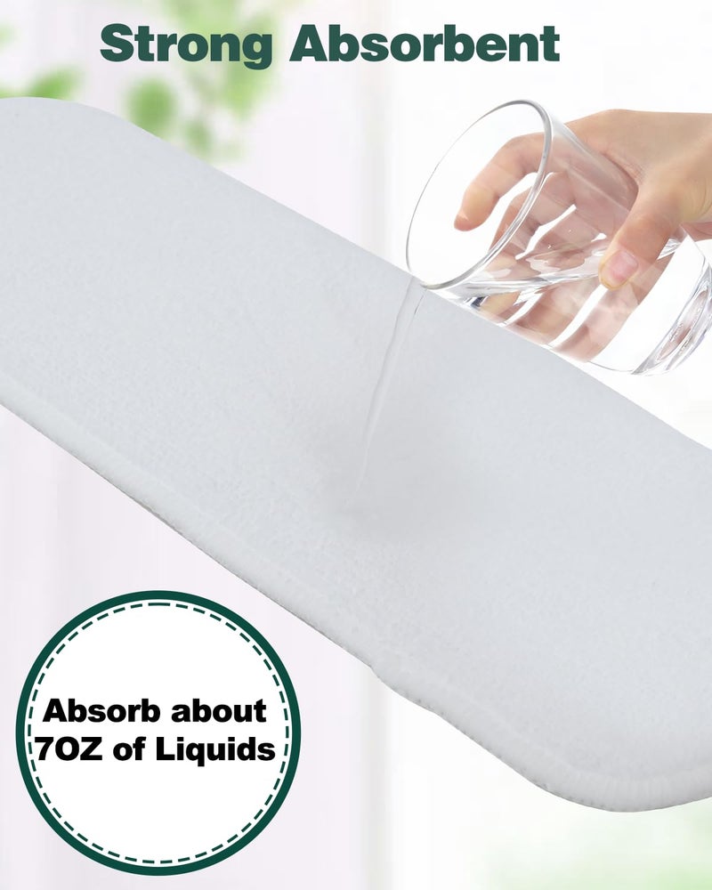 Babygoal Reusable Cloth Diaper Inserts Pack of 12, Absorbent & Breathable Liners, 3-Layer Microfiber Inserts for Cloth Diapers 12T - Image 5