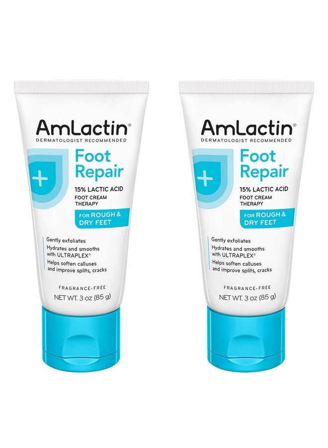 AmLactin Foot Cream Therapy, 3 Ounce (Pack of 2) - Image 1