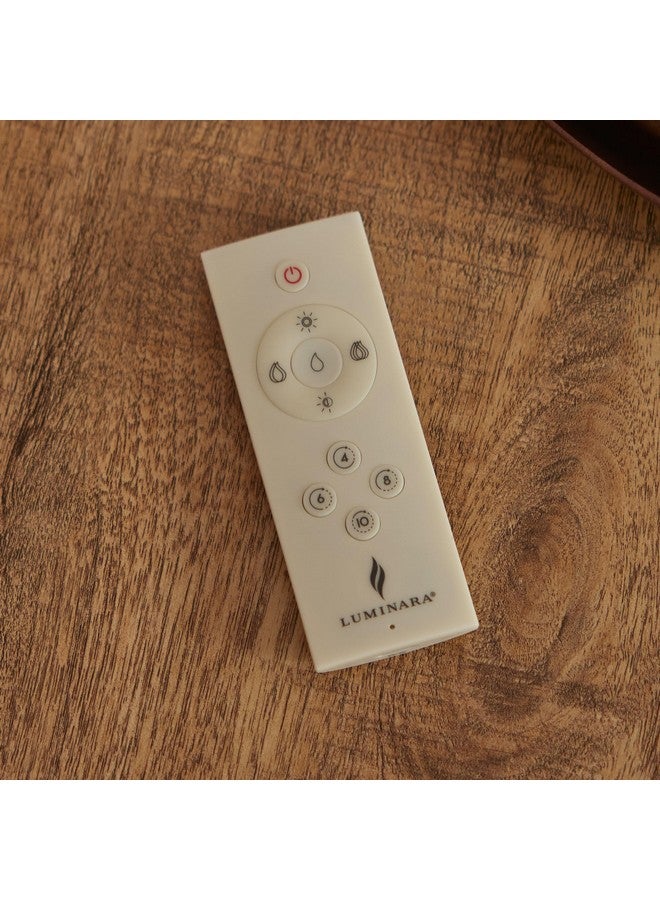 Luminara 10 Features Rechargeable Remote Control On/Off, Timer, Dimmer, Flicker Speed Flameless Candle (USB Type-C Cable Included) - Image 2