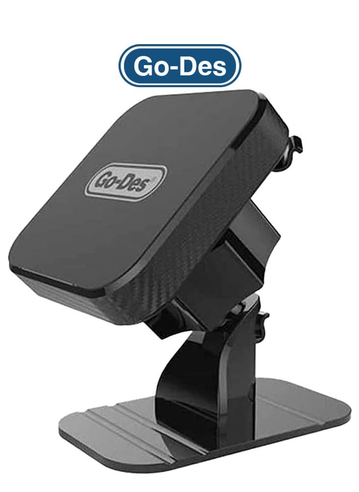 GO-DES - Go Des GD HD635 Ultimate Safe & 2 In 1 Magnetic Flexible durable long lasting 360 degree rotation Car Mobile Holder - Image 1