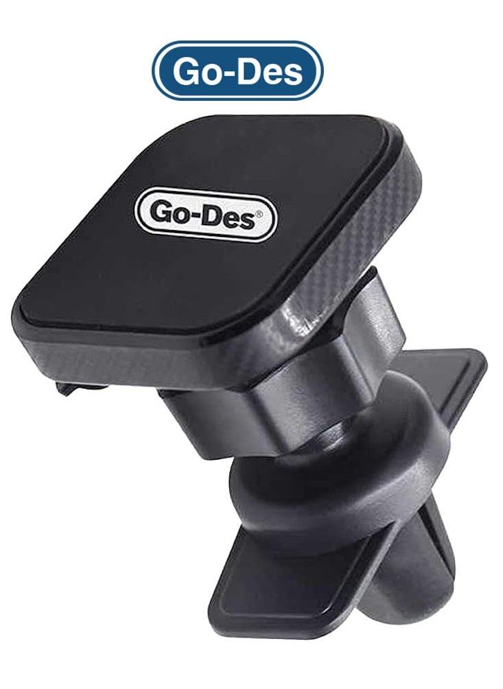 GO-DES - Go Des GD HD635 Ultimate Safe & 2 In 1 Magnetic Flexible durable long lasting 360 degree rotation Car Mobile Holder - Image 1