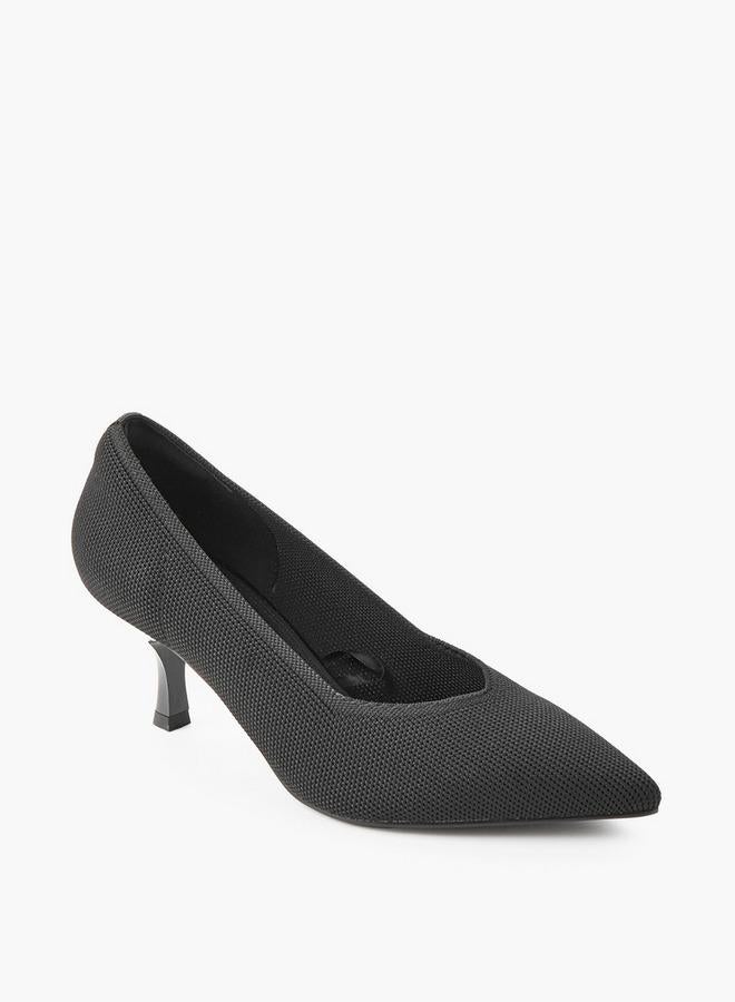 Paprika Women Kitten Heel Pumps - Image 3