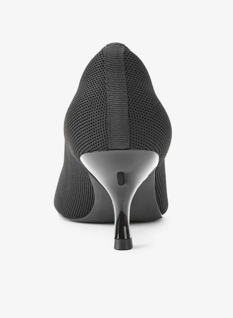 Paprika BLACK Women Kitten Heel Pumps for Women | Best Price UAE