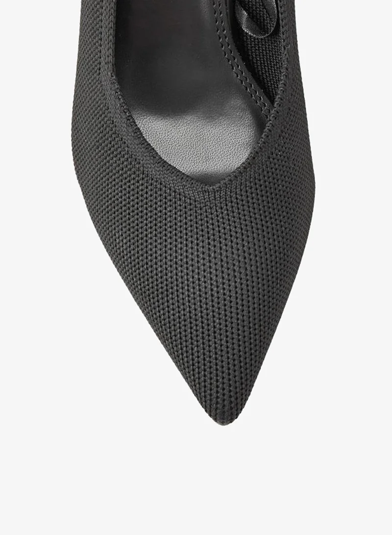 Paprika BLACK Women Kitten Heel Pumps for Women | Best Price UAE
