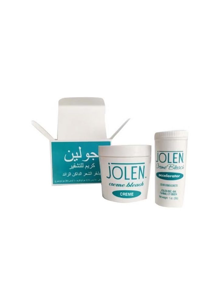 جولين كريم تبييض جولين (خمسة وثلاثون غرامًا) – مفتح لطيف لشعر الوجه مع مسرّع. - Image 2