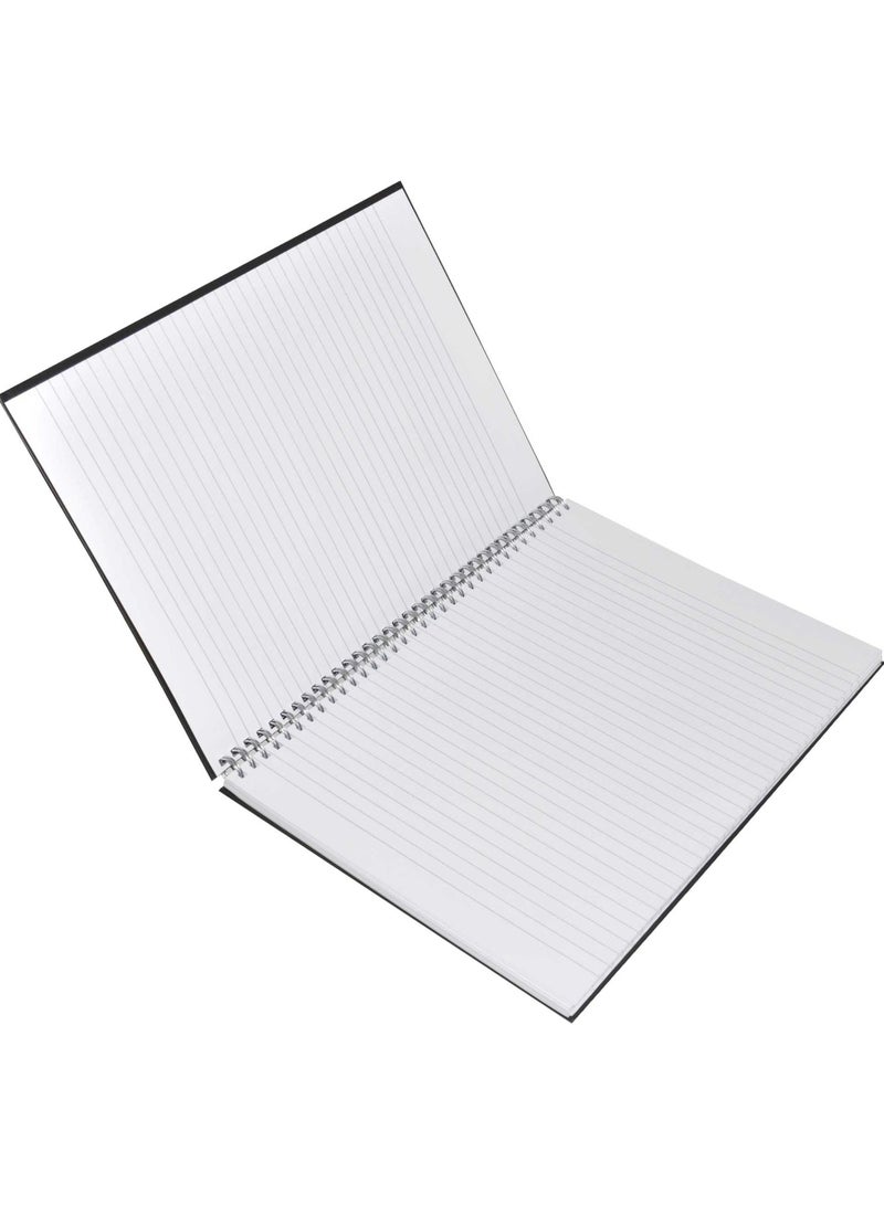 FIS LIGHT Pack of 5  Spiral Hard Cover Notebook, Single Line, A4, 100Sheets -LINBSA41710 - Image 3