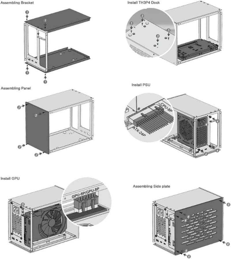 Upgrades GPU Dock Case for GPU TH3P4G3 Enhances Gamings Expand Graphics Card Capability Laptops Notebook Case - Image 5