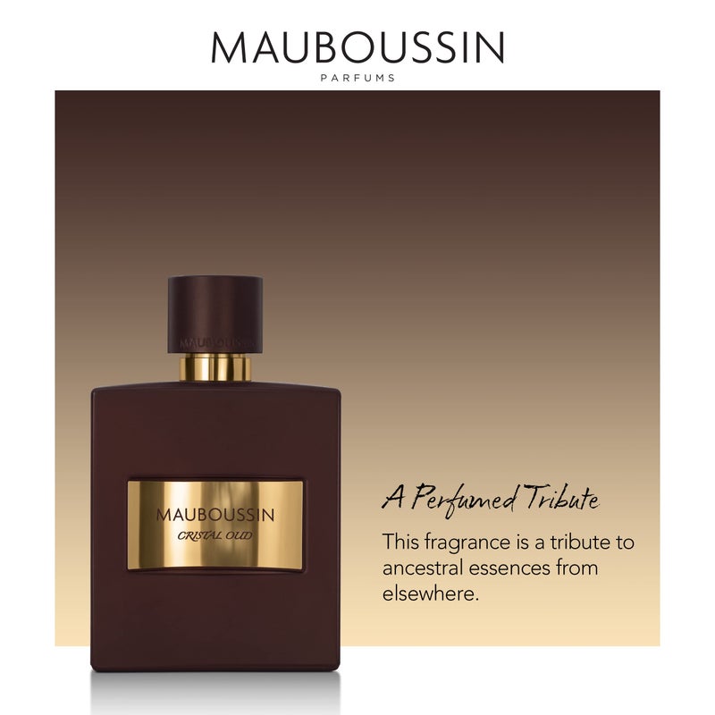 Mauboussin - Pour Lui Cristal Oud 100ml (3.3 Fl Oz) - Eau de Parfum for Men - Oriental Scent - Image 3