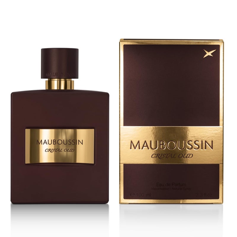 Mauboussin - Pour Lui Cristal Oud 100ml (3.3 Fl Oz) - Eau de Parfum for Men - Oriental Scent - Image 1