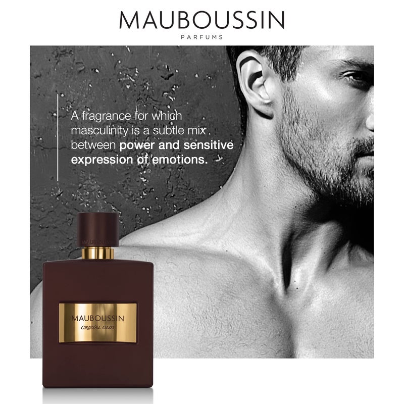 Mauboussin - Pour Lui Cristal Oud 100ml (3.3 Fl Oz) - Eau de Parfum for Men - Oriental Scent - Image 5