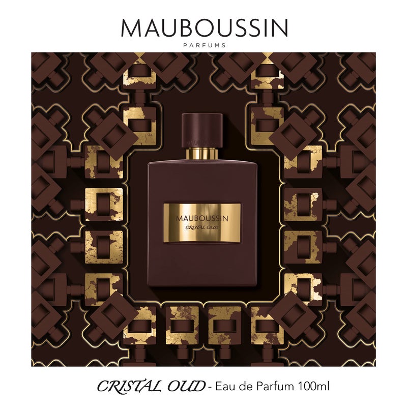 Mauboussin - Pour Lui Cristal Oud 100ml (3.3 Fl Oz) - Eau de Parfum for Men - Oriental Scent - Image 2