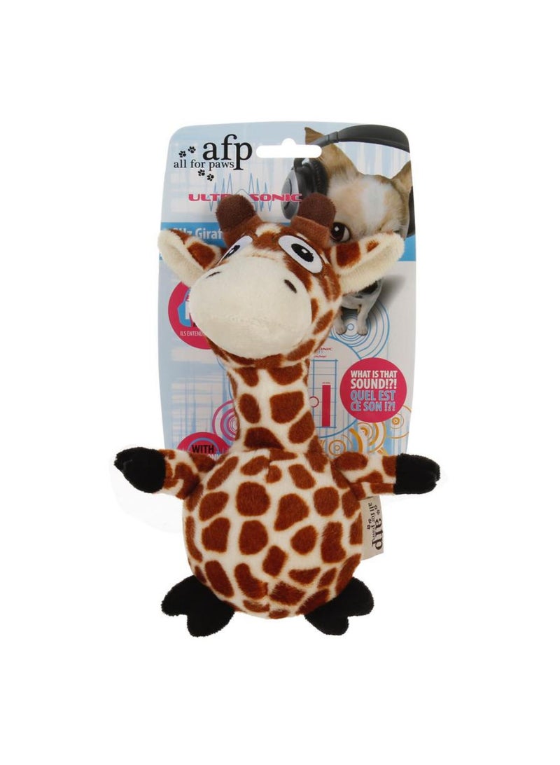 all for paws Saint Vincent Afp Ultrasonic Giraffe Dog Toy