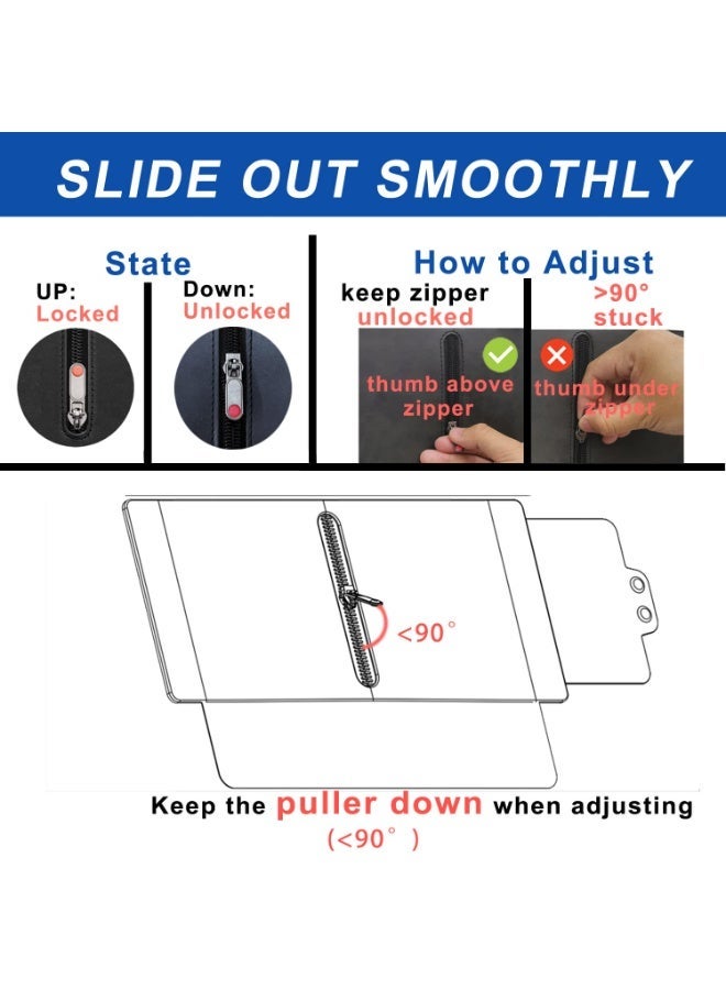 Halamodo Polarized Sun Visor for Car with Zipper Slider, Upgraded UV400 Car Sun Visor Extension with PC Lens and Side Sunshade,Anti-Glare Visor for Safe Driving,UV-Filtering/Protection - Image 2