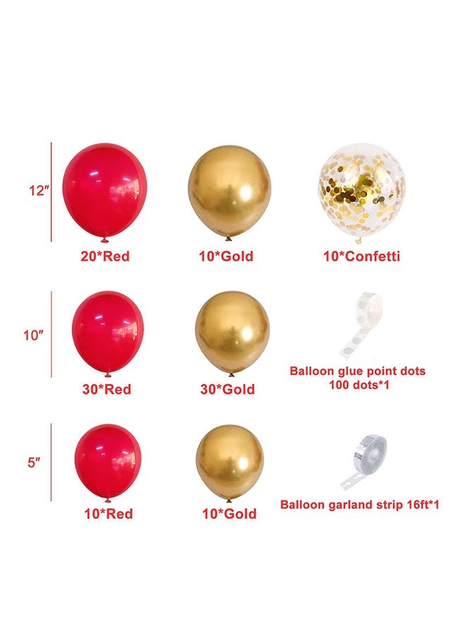 120-pcs Latex Decorative Balloon Arch Garland Set - Perfect for Graduation Baby Shower Wedding Birthday Bachelorette Party Backdrop Decoration - Suitable for Indoor and Outdoor - Image 2