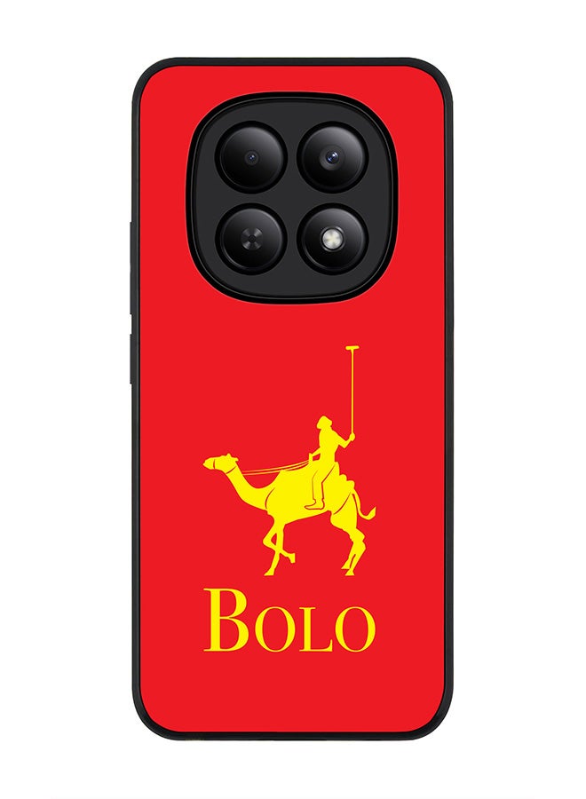 For Xiaomi Redmi Note 15 4G Case,Slim fit Camera Protection, Shockproof Thin Phone cover  - BOLO Red