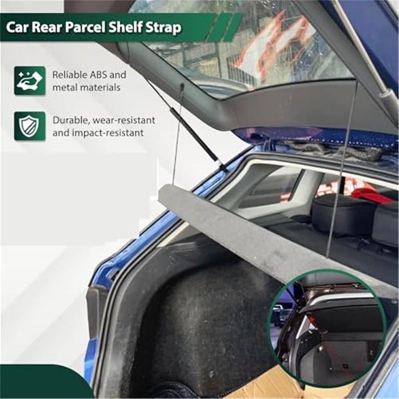 Vuzmode Parcel Shelf String Cord for Opel Corsa D - Image 3