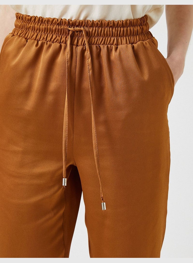 كوتون بنطال برباط - Image 5