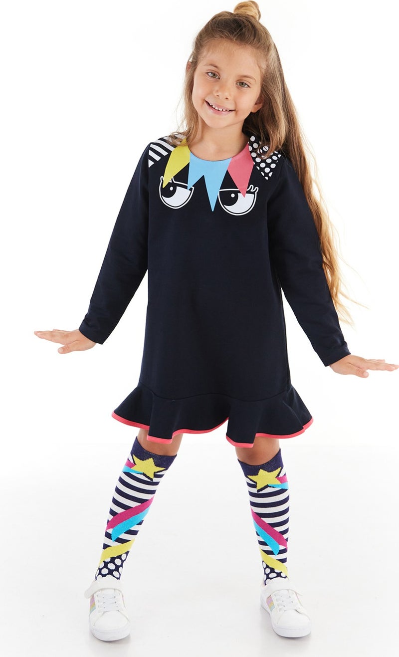 Mshb&G Fringe Girl Dress + Socks  - Image 1